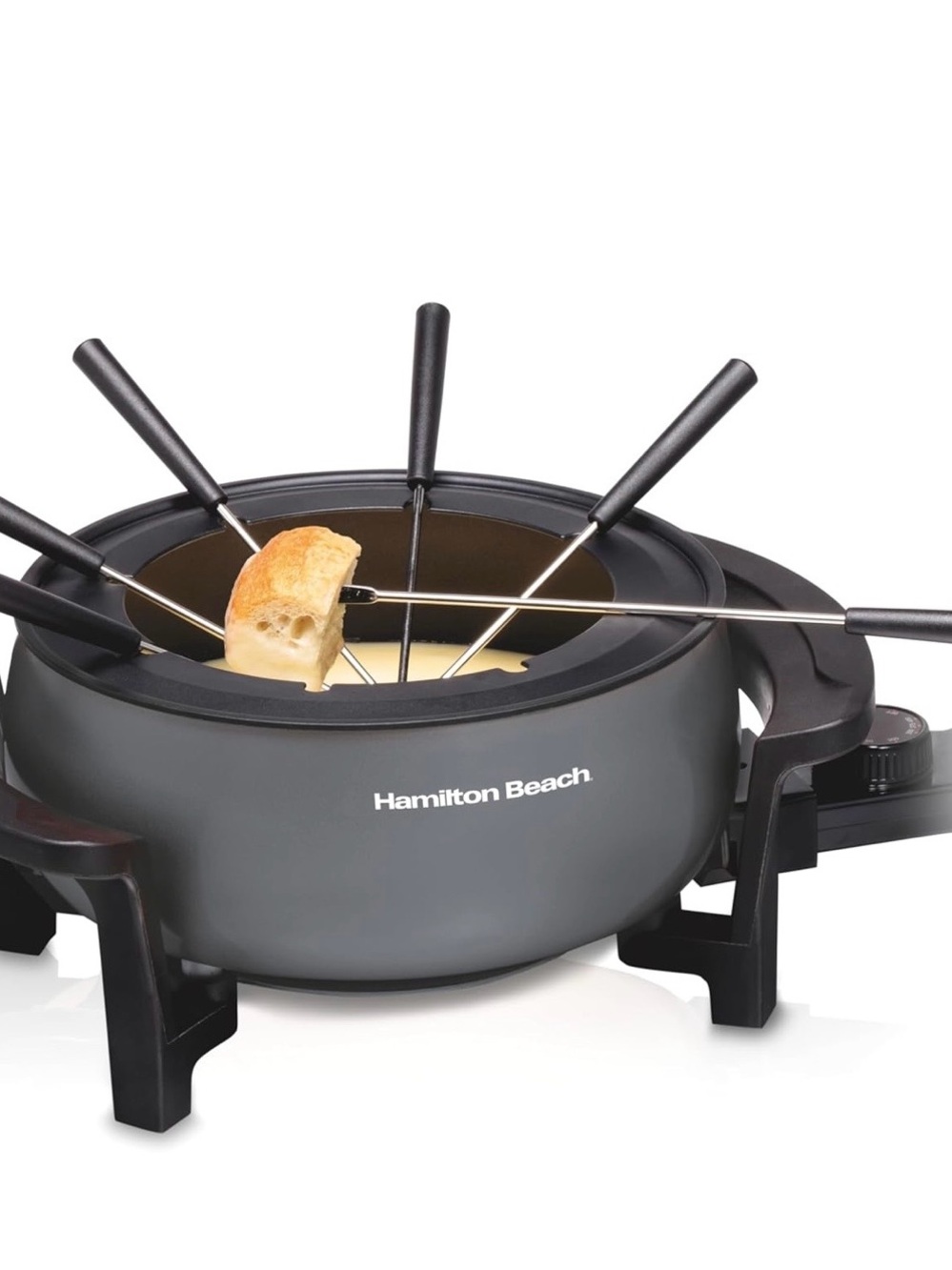 Hamilton Beach Fondue Set in Black and Silver